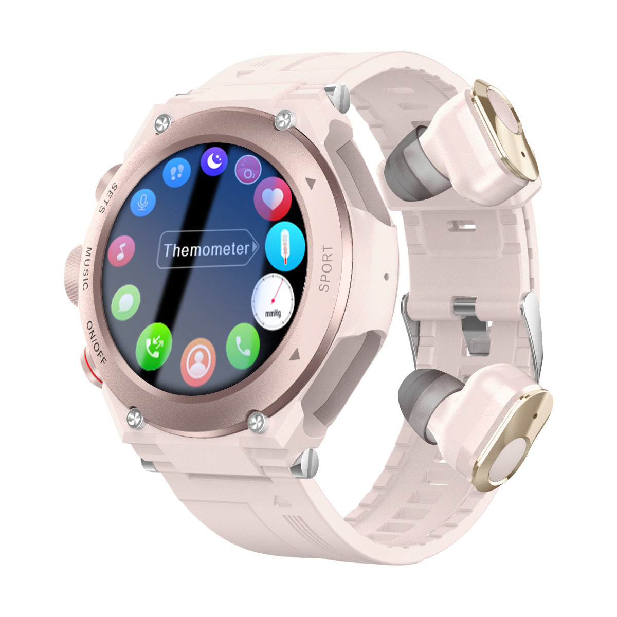 Smartwatch with TWS Earphones