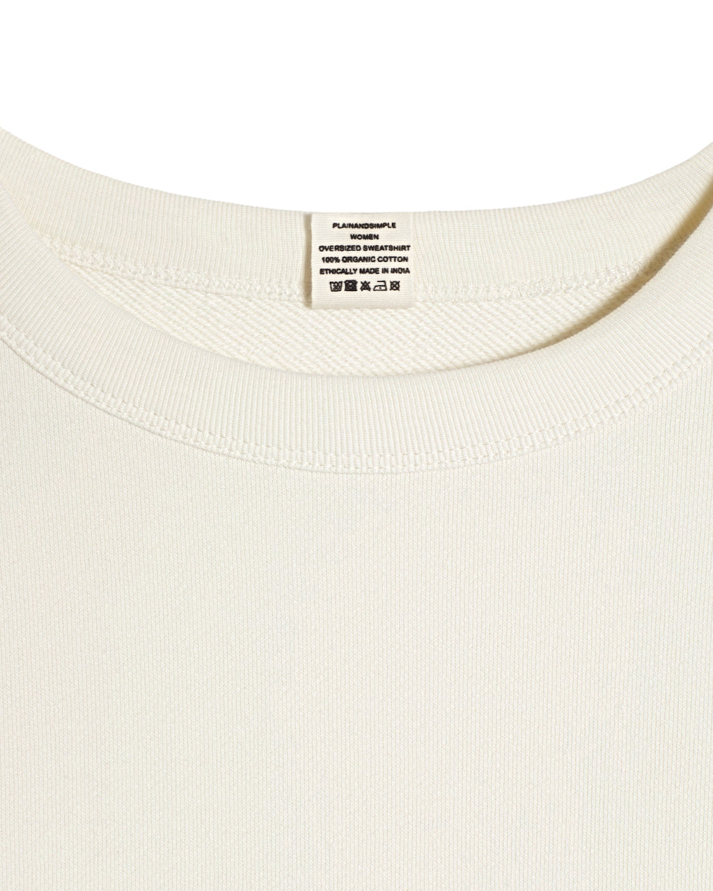 Oversized Organic Sweatshirt