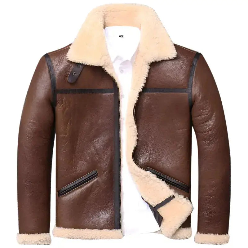 Genuine Sheepskin Russian Military Winter Coat