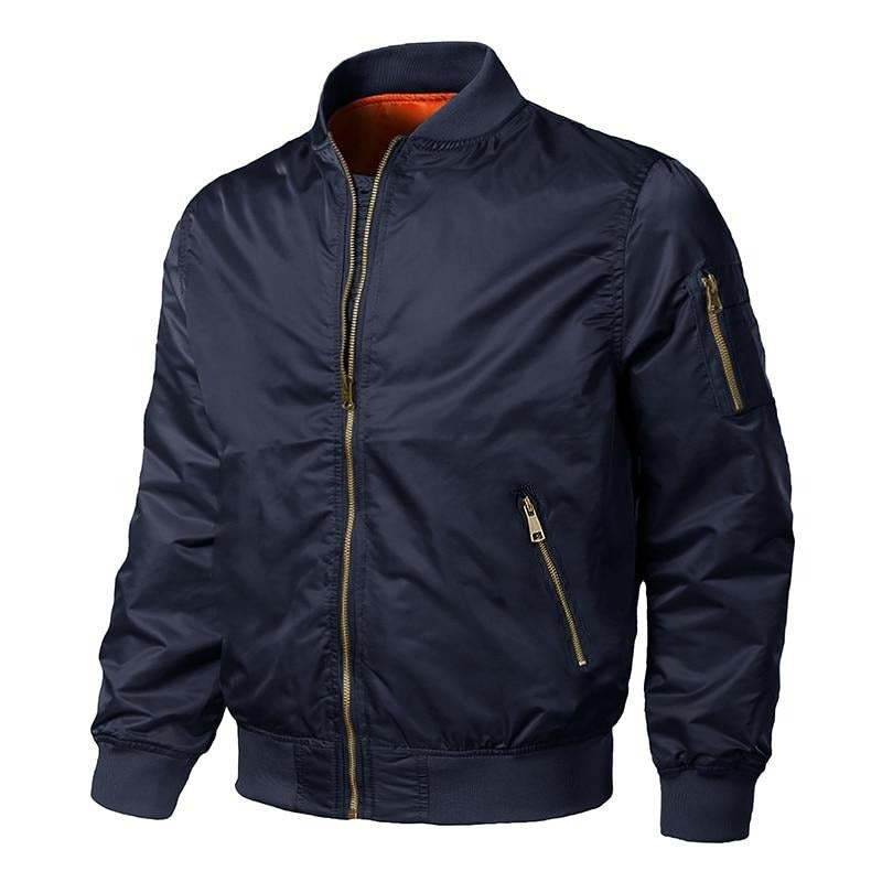 Winter Jackets Men MA1 Bomber Pilot Coat Thermal Padded Casual Baseball Varsity Jacket Male Military Army Windbreaker